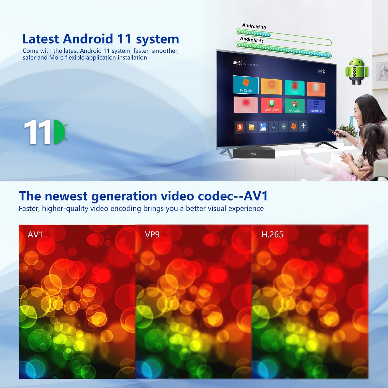 Tanix X4 Android 11 Smart TV Box — 4GB+32GB (EU Plug) 5