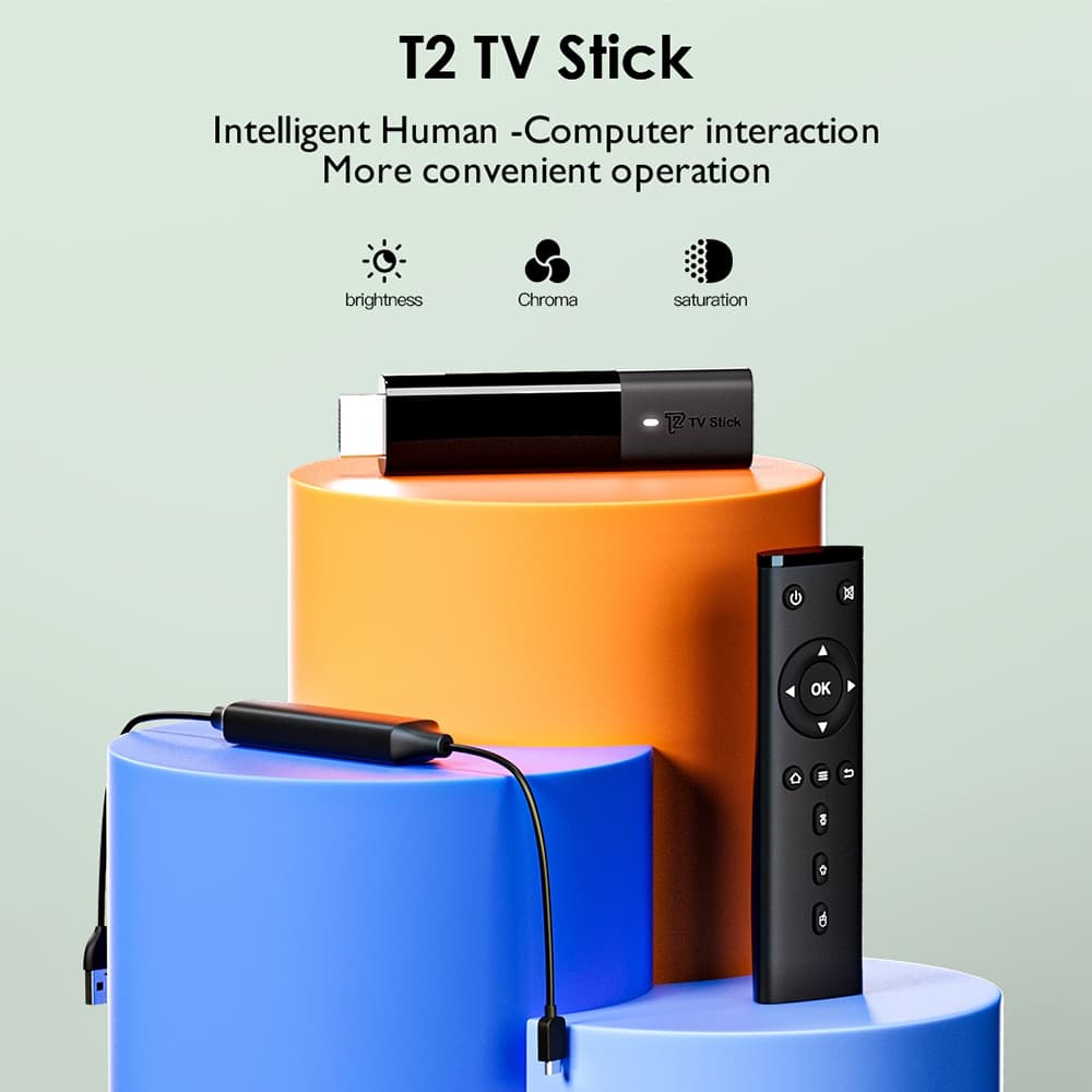 T2 4K Android 11 TV Stick — 2GB/16GB (EU Plug) 4