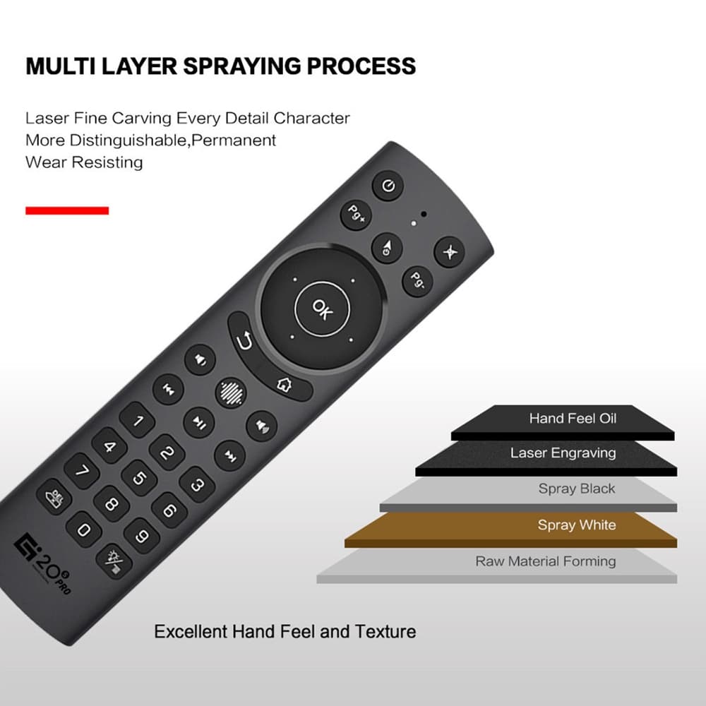 G20S Pro Voice Backlight Version 2.4G Air Mouse Remote Control 5