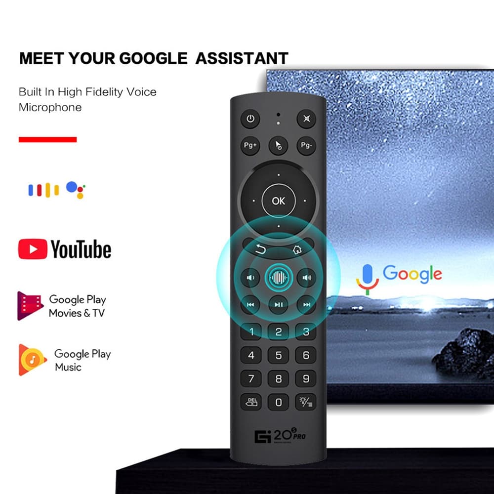 G20S Pro Voice Backlight Version 2.4G Air Mouse Remote Control 6