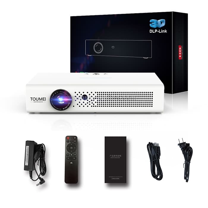 TOUMEI V6 3800 Lumens Android 9.0 3D Smart DLP Projector — 2GB+32GB — detail 6
