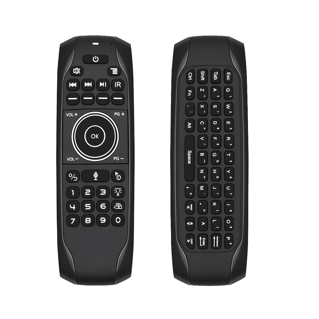 G7V Pro Backlit Air Mouse Remote — 2.4GHz Wireless Keyboard