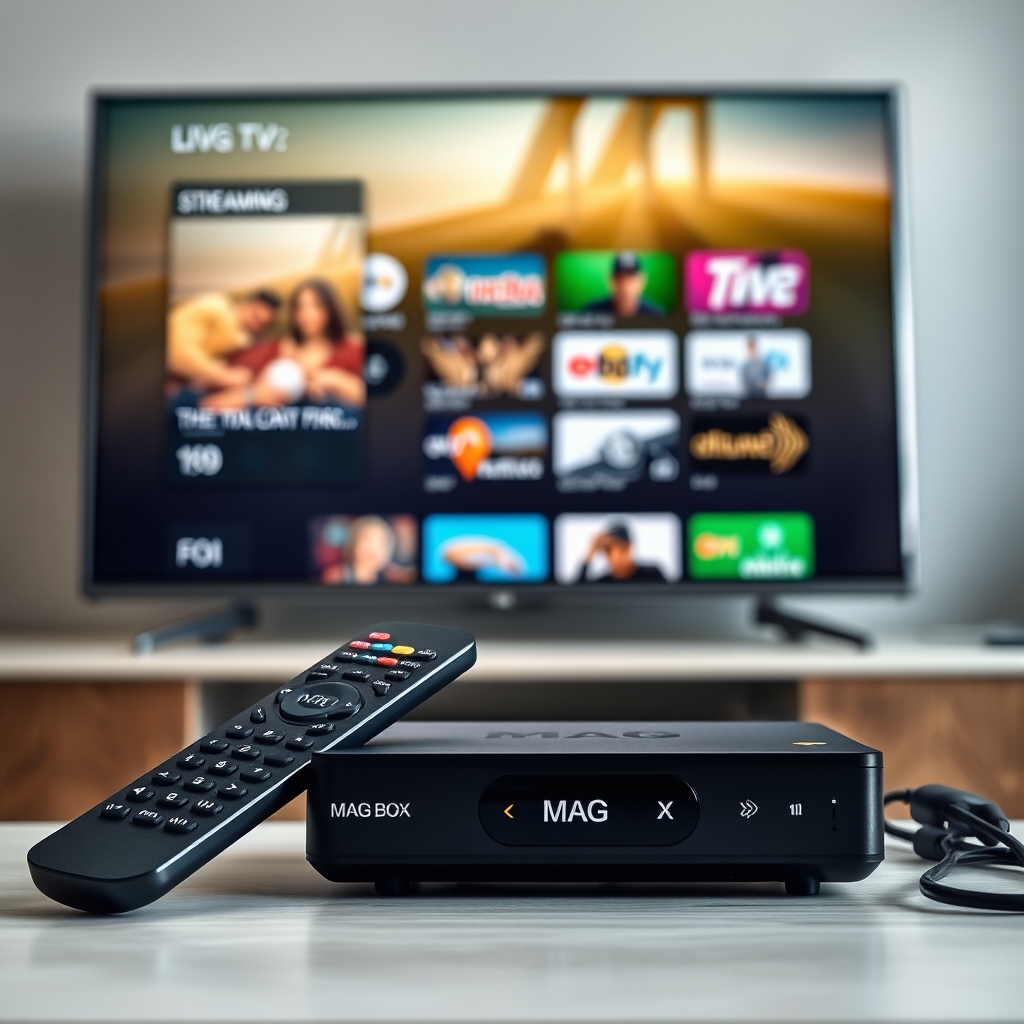 MAG box setup for live TV streaming with BoxTV Stream